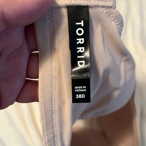 Beige Wire-Free Lightly Lined Bra